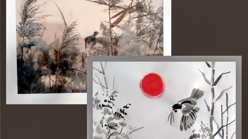 Монохромный пейзаж в японской технике «суми-э» создадут посетители музея (6+)